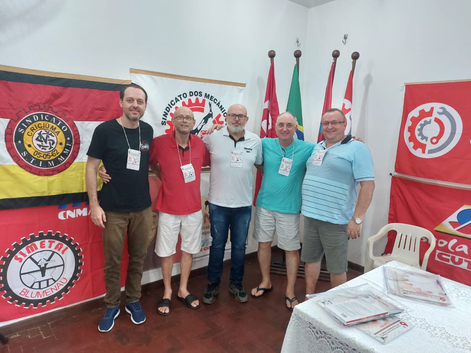 DIREÇÃO DO SIMETAL POMERODE PRESENTE NO 6º CONGRESSO DO DEPARTAMENTO METALÚRGICO DE SC